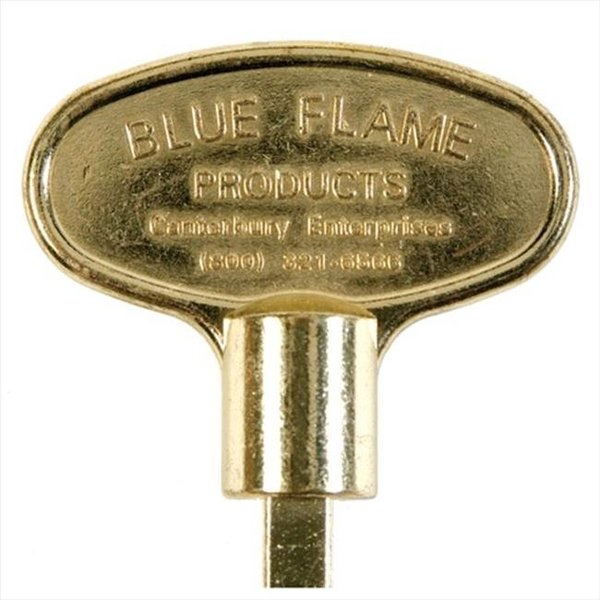 Canterbury  Enterprises Llc Blue Flame NKY.8.02 8 in. Universal Key Polish Brass NKY.8.02